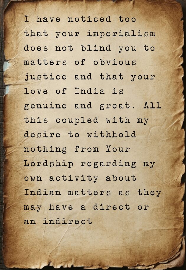 Indian Letter for Freedom Against Lord Ampthill 2